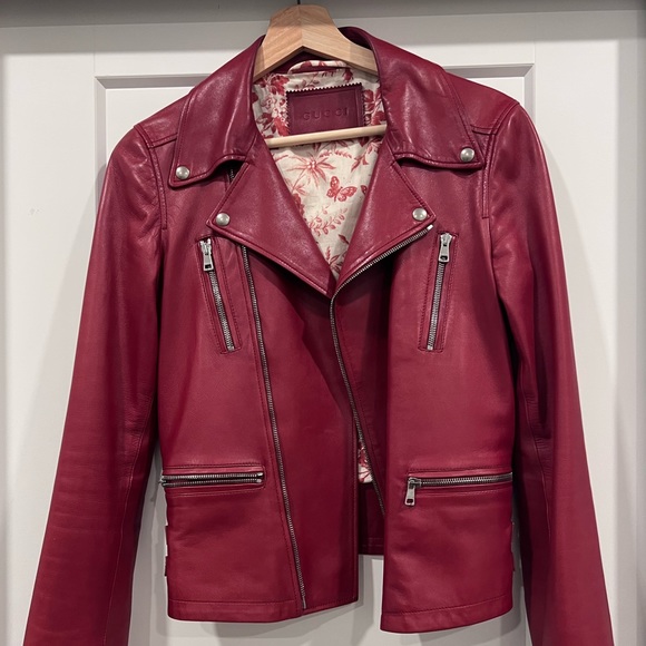 Gucci leather biker jacket - Picture 1 of 9